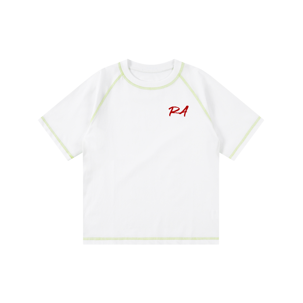 Loose Contrast-Stitched Kids' T-Shirt