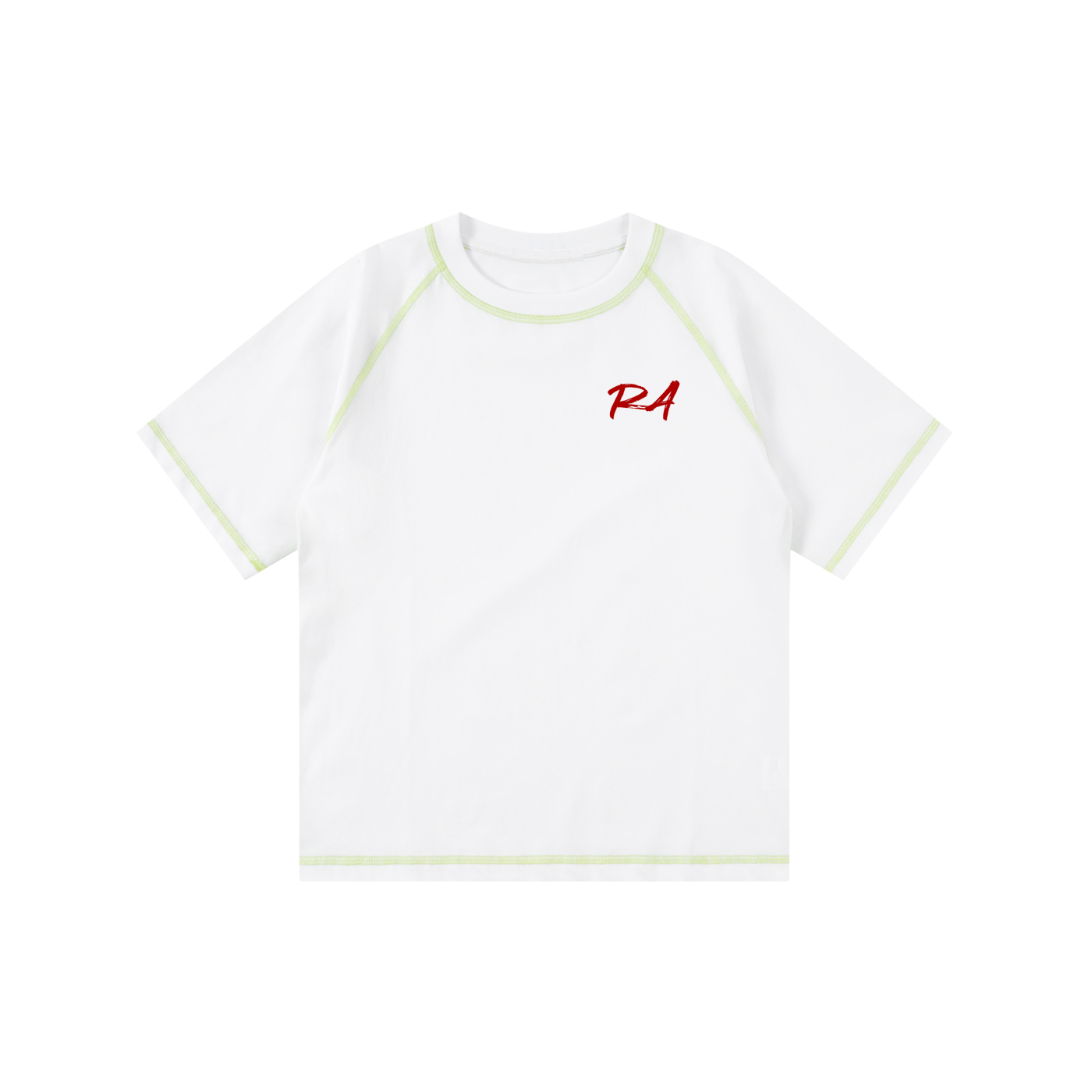 Loose Contrast-Stitched Kids' T-Shirt